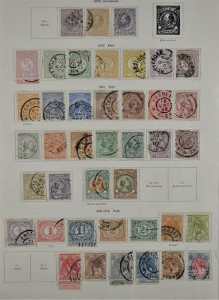 NETHERLANDS HOLLAND STAMPS SELECTION ON 7 ALBUM PAGES (W22) 3