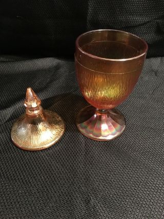 Vintage Imperial Marigold Carnival Glass 8 