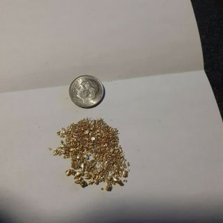Gold - 4.  6 Grams Natural Arizona Gold With Bonus 9 Grams Of Silver