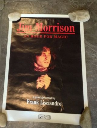 Jim Morrison Promo Poster An Hour For Magic Plexus Frank Lisciandro