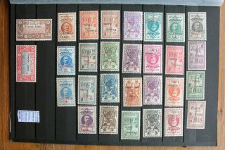 Stamps Colonies France Cote Des Somalis 1942 France Libre 29 Stamps Mh (f114705)