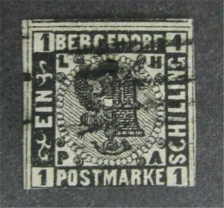 Nystamps German States Bergedorf Stamp 2 $380