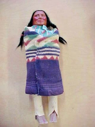 15 1/2” Skookum Doll Native American Indian Chief Male