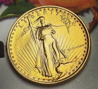 1996 1/10 Oz American Gold Eagle $5 Bu Ms,