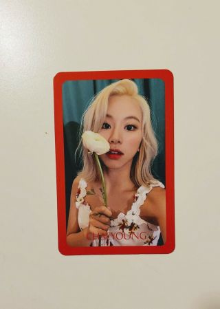 Twice Chaeyoung Official Photocard - Fancy You
