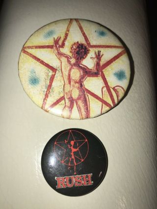 Vintage Rush 1980’s Concert Pins