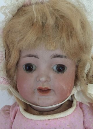 Antique K R Simon & Halbig 126 Bisque Head Composition Body 11” Doll