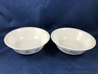 Set Of 2 Corelle Cereal Bowls 6 - 1/4 " In The Garden