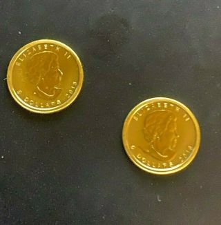 2013 1/10 Oz.  Canadian Maple Leaf Gold Bullion Coin
