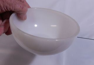 Vintage Fire King Oven Ware Soup Cereal Bowl White Milk Glass 5 X 2 1/4 "