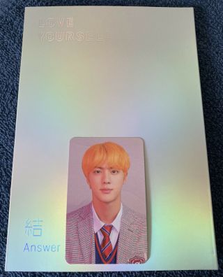 Bts Love Yourself Answer Version L Jin Photocard