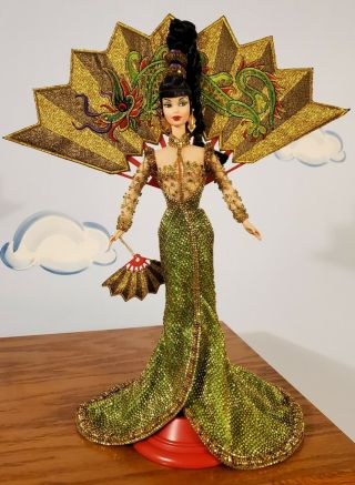 1998 Bob Mackie Fantasy Goddess Of Asia Mattel Barbie Doll 20648 Limited Edition 2