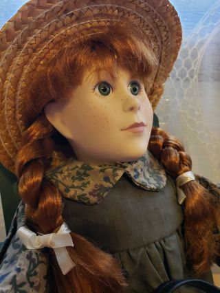 Anne Of Green Gables Doll Yvonne Richardson Macdonald 18 " Gr Dress Chair Include