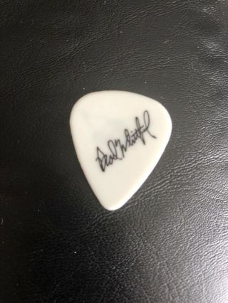 Aerosmith Brad Whitford Signature White Guitar Pick - 1993 Get A Grip Tour 2
