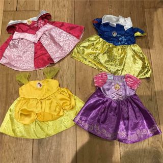 Build A Bear Factory Disney Princess Bundle Rapunzel,  Aurora,  Belle,  Snow White