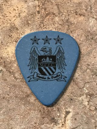The Cult “billy Duffy” Manchester City 2012 Choice Of Weapons Guitar Pick - Rare