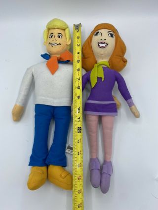2009 Scooby - Doo Daphne & Fred Jones Plush Dolls 17”