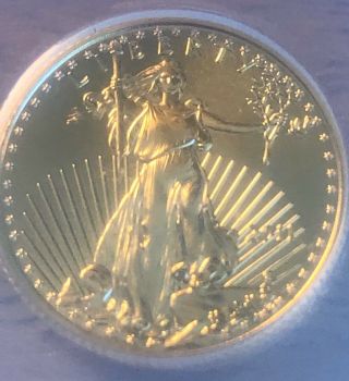Gold Eagle G$5 2015 MS70 NGC Early Releases 1/10 Ounce Fine Gold Certified Coin 2