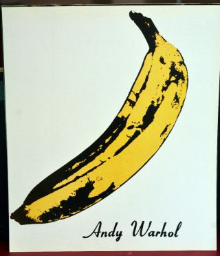 9 3/4 X 11 1/4 In.  Picture Poster Andy Warhol The Velvet Underground & Nico