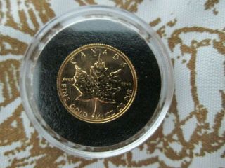 1982 Canada 1/10 Oz.  9999 Gold Maple Leaf - Bu