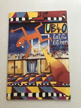Ub40 Rat In The Kitchen World Tour Brochure