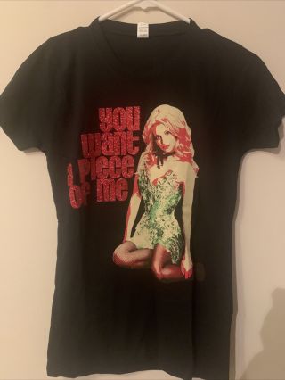 Britney Spears Top Shirt Black Size M