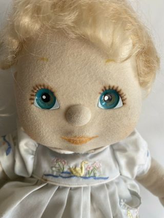 Vintage 1985 Mattel My Child doll blonde Aqua Eyes Outfit And Shoes 2