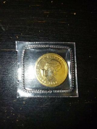 2009 1/10 Oz Canadian Gold Maple Leaf $5 Coin.  9999 Fine Bu
