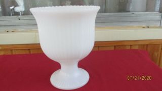 E.  O.  Brody Footed Vases Vintage Bowls,  Opaque,  Milk White