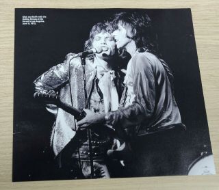 Rolling Stones - Mick Jagger & Keith Richards - Black & White Mini - Poster - Rare