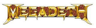 Megadeth Badge Classic Gold Band Logo Official Lapel Metal One Size