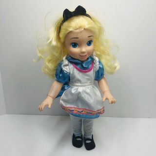Very Rare Disney Animator Alice In Wonderland Playmates Doll 2002 - 16 "
