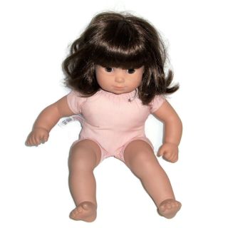 American Girl Bitty Baby Twin Doll Brown Hair Eyes Light Skin 2014