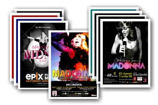 Madonna - 10 Promotional Posters - Collectable Postcard Set 1
