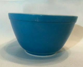 Rare Vintage Pyrex Rainbow Nesting Bowl - Blue
