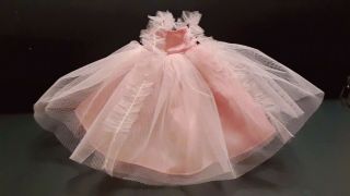 Vintage 10 " Tiny Terri Lee Pink Ballgown Dress Tagged Doll Not