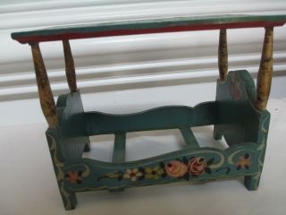 Vintage Dora Kuhn Bedroom Doll Furniture Canopy Bed 1 -