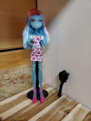 Monster High Doll - - - - Cam Create - A - Monster Blue Ice Girl Blob - - - - Complete (33)