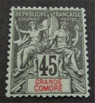 Nystamps French Grand Comoro Stamp 15 Og H $85