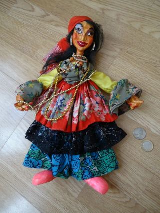 = 320mm One Hand Made Gypsy Woman Doll =