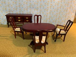 Dollhouse Dining Room Set 1:12 Scale