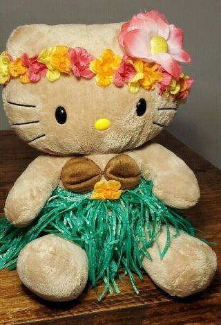 Build A Bear Sunkissed Tan Hello Kitty Tropical Hawaiian Hula Lei Set BABW bow 2