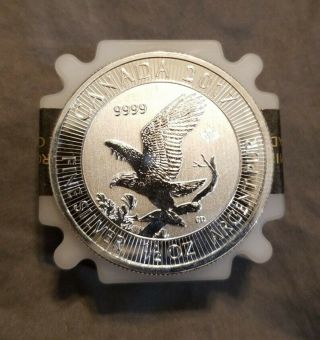 2017 Canadian 1/2 Oz Bald Eagle Silver Bullion $2.  Tube Of 15 Coins.