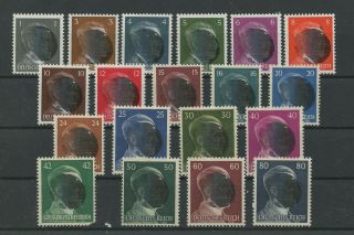 Germany Reich Occupation Local ??? Overprint Mnh Stamps Cancelled ??? 7