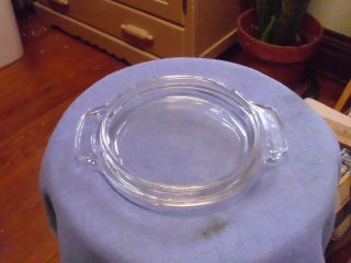 Pyrex Clear Glass Replacement Round 6 1/2 " Lid (5 1/2 " O.  D.  Rim/ 5 1/4 " I.  D.  Rim)