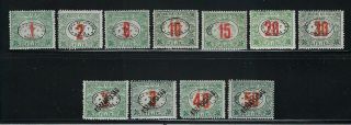 Hungary 1919 Sc 2nj2//16 Romanian Occ.  Postage Dues - 1st Debrecen Mh Lh $348.  00