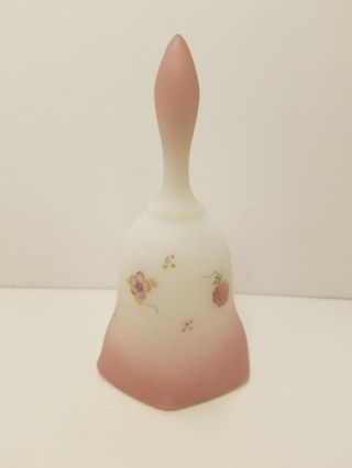 Vintage Fenton Hand Painted Signed Bell