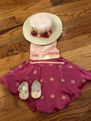 American Girl Doll 18 " Outfit - Rebecca’s Retired Movie Dress Set