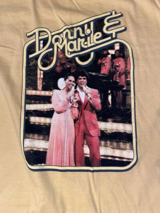 Donny And Marie Vintage T - Shirt Xl Nwot Collector