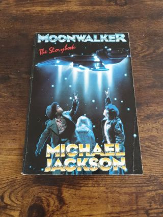 Michael Jackson Moonwalker The Story Book Paperback Vintage 1988